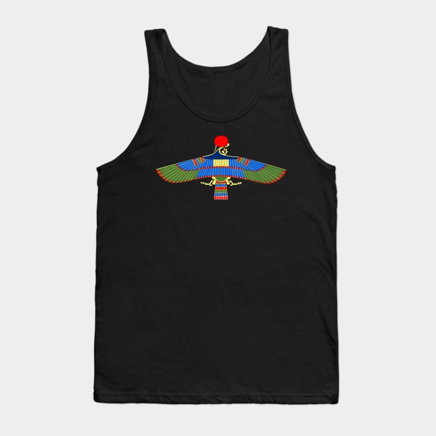 Horus Falcon Tank Top by Rough-Cut Head